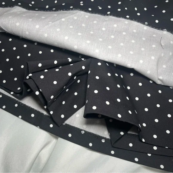 Polka Dot Black/White Skort Pantology Mini Summer Womens 10 Pattern Y2K - Picture 2 of 7